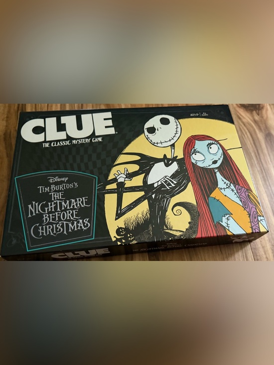 Hasbro Other - Hasbro CLUE The Nightmare Before Christmas Board Game - Black, Yellow, Red, Blue